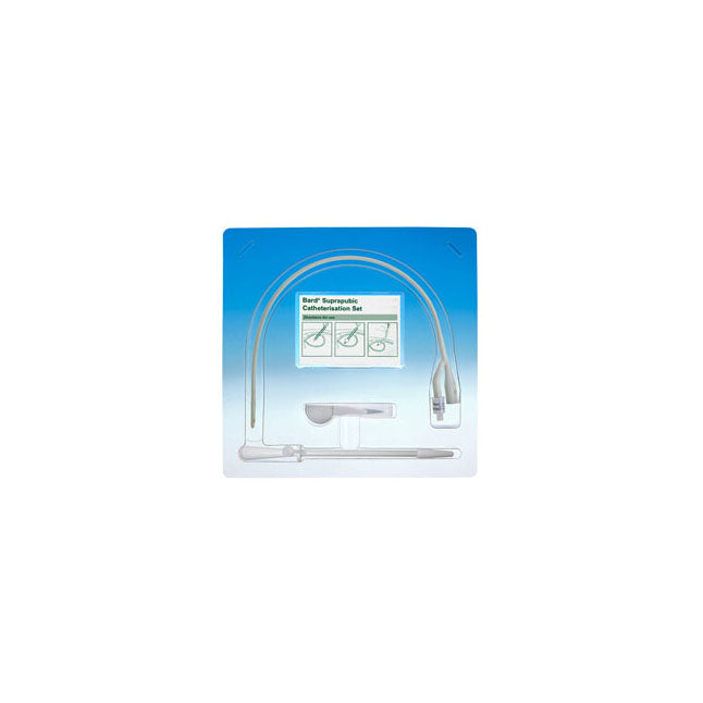 Suprapubic Catheterization Kit with BIOCATH Hydrogel coated Foley catheter, trocar and surgical blade