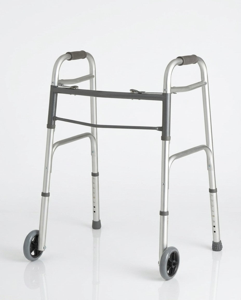 Junior Folding Walker W/Front Wheels