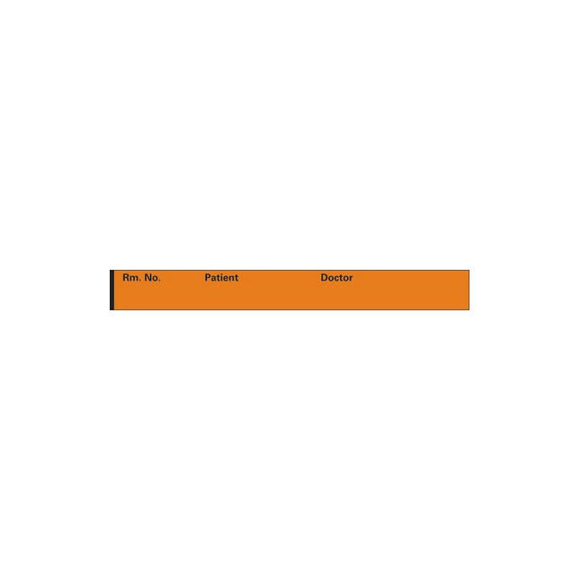 Patient ID Tape, Imprinted, W1/2" x L4-1/2"
