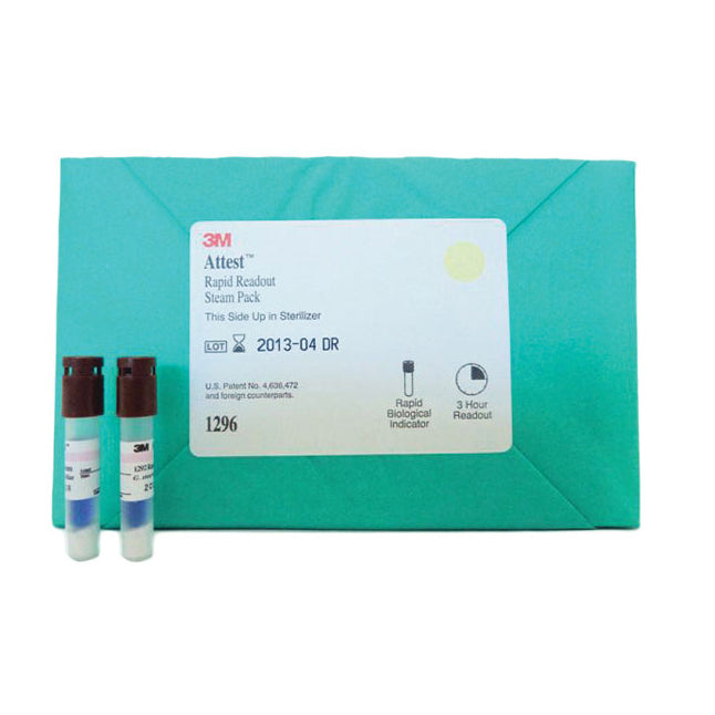 Attest Rapid Readout Biological Indicator Test Pack, For Steam Sterilization