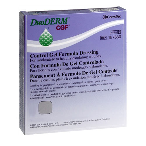 DuoDERM® CGF® Hydrocolloid Dressing, Square