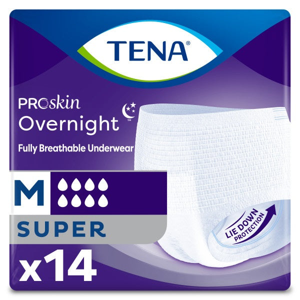 TENA Protective Underwear, Super, Overnight