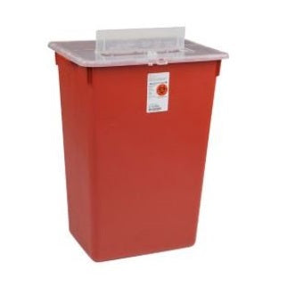 Monoject Large Volume Sharps Container with Split Lid