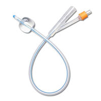 Indwelling Catheter, Foley, Silicone, 5cc Balloon, Latex-Free