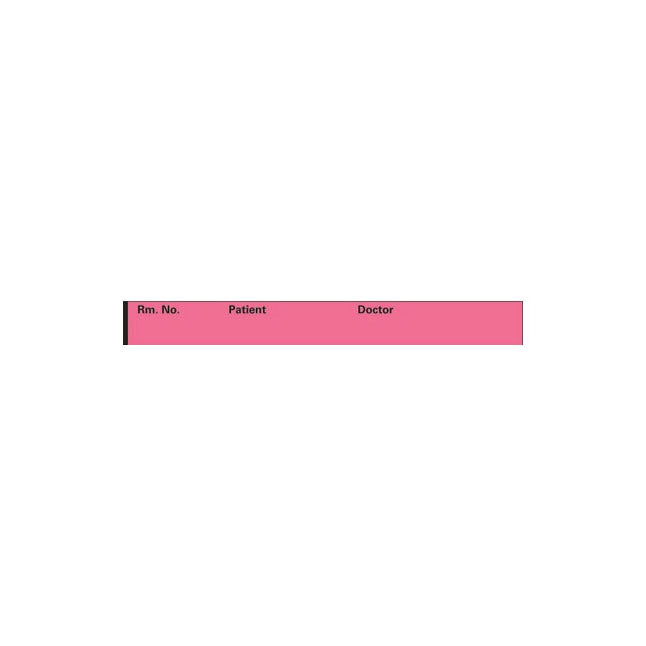 Patient ID Tape, Imprinted, W1/2" x L4-1/2"