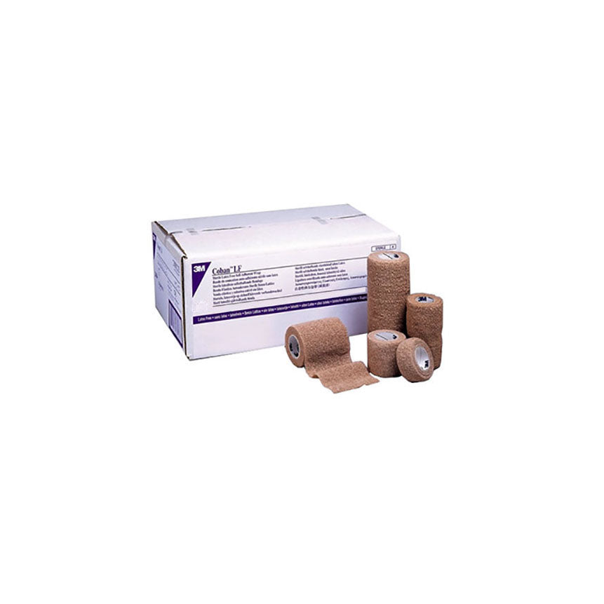 Coban Self-Adherent Wrap with Hand Tear, Non Sterile, Latex Free