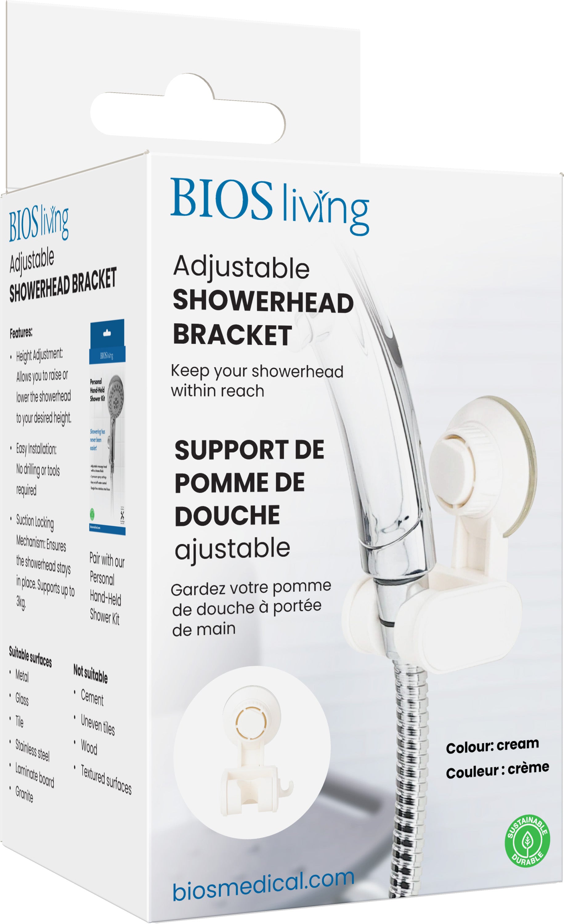 BIOS Living - Adjustable Showerhead Bracket (95008)
