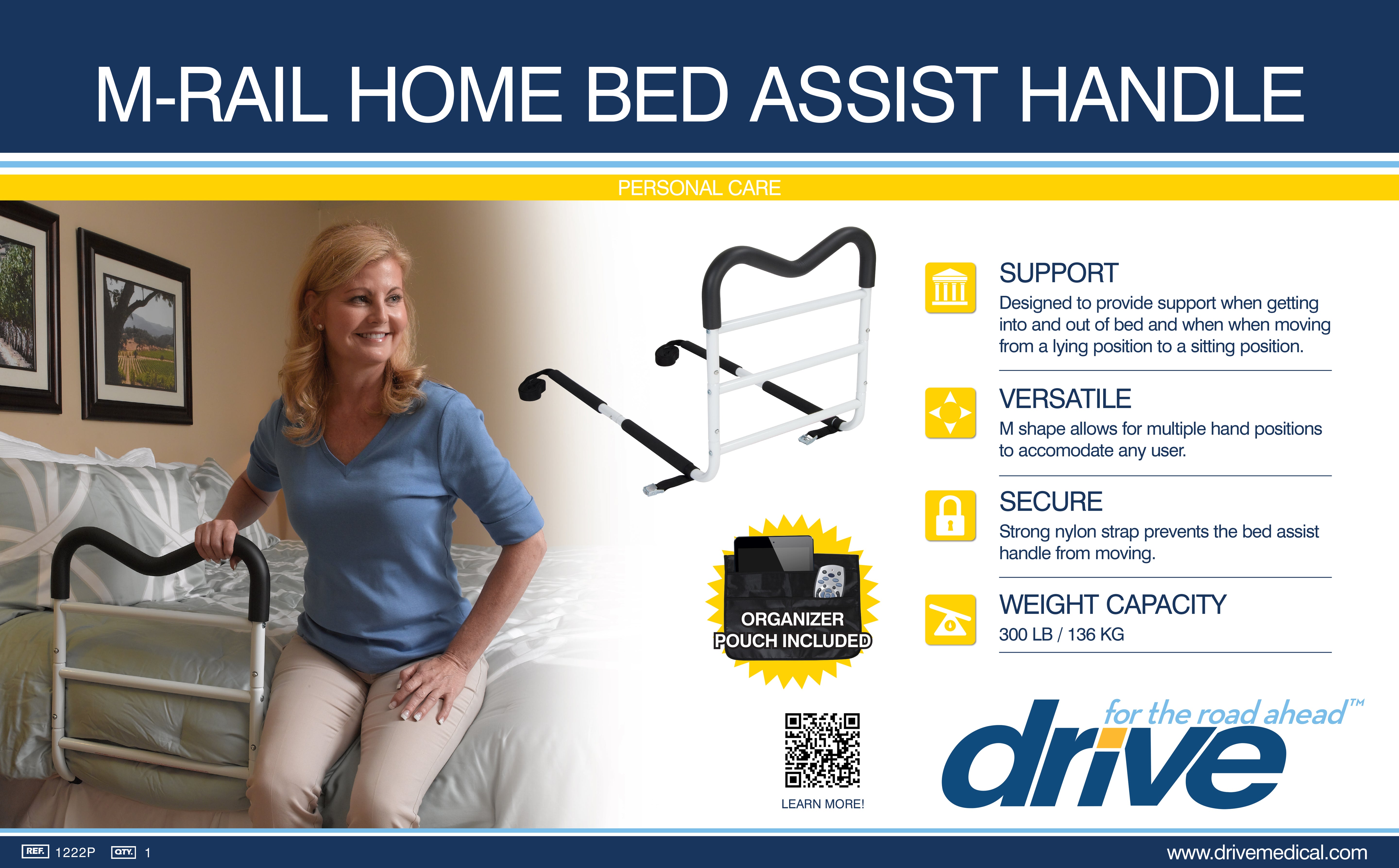 M-Rail Home Bed Assist Handle