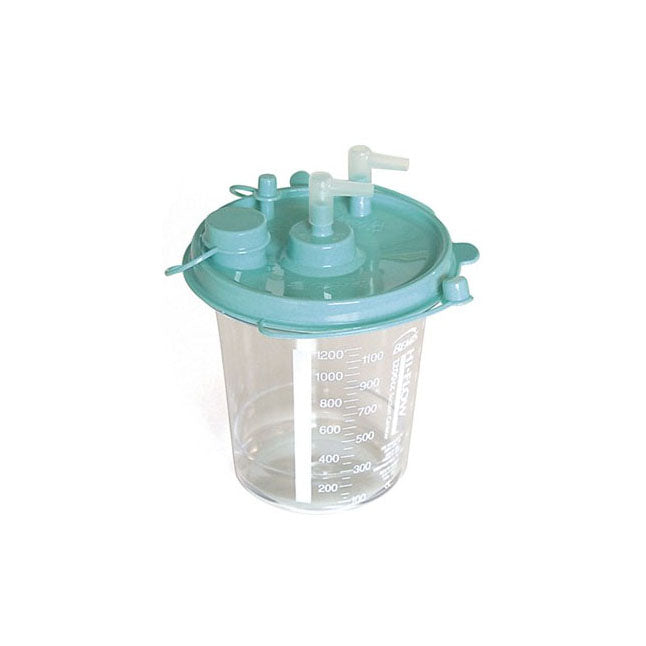 Suction Canister, 1200mL, with Filter and Suction Tubing