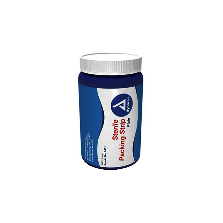 Bande de calage, lisse, stérile, largeur 1/4 po x longueur 5 verges