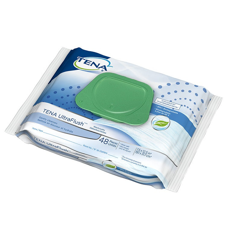 Gant de toilette TENA® UltraFlush™