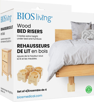 BIOS Living - Wood Bed Risers (set of 4) (BE004)