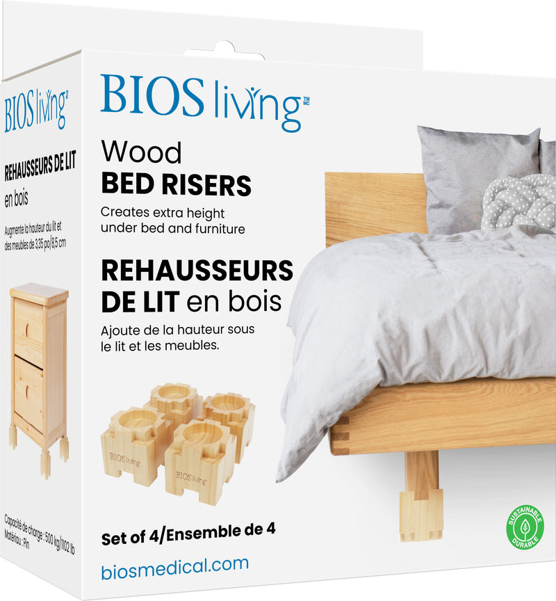 BIOS Living - Wood Bed Risers (set of 4) (BE004)