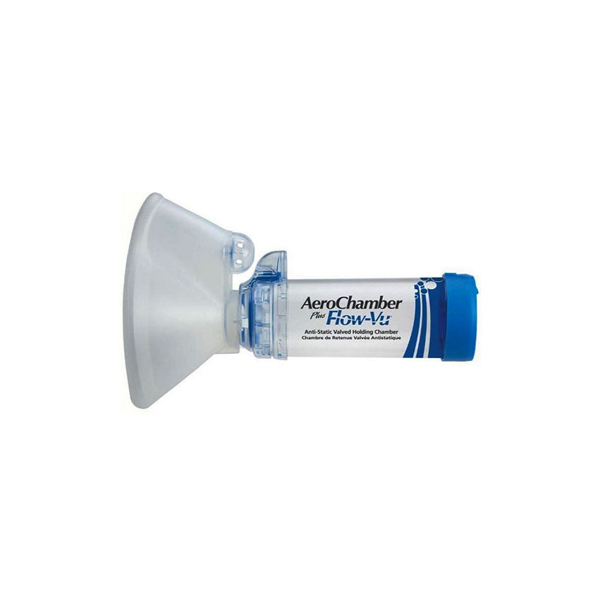 Chambre de perfusion AeroChamber Plus Flow-Vu, système d'administration de médicaments