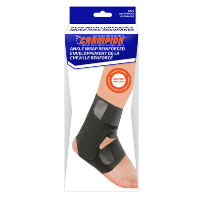Champion Neoprene Ankle Wrap Black Universal