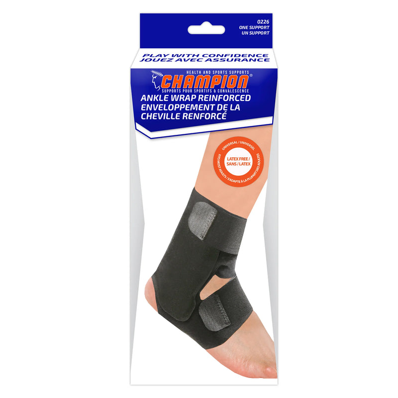 Champion Neoprene Ankle Wrap Black Universal