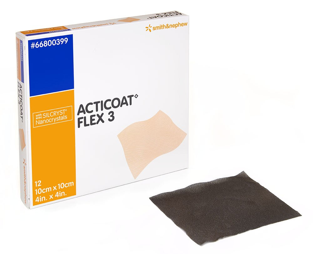 Pansement barrière antimicrobien ACTICOAT™ Flex 3, revêtement argenté