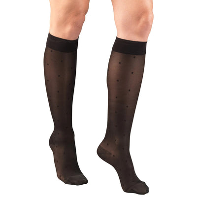 Ladies' Sheer Knee High (DOT Pattern) 15-20