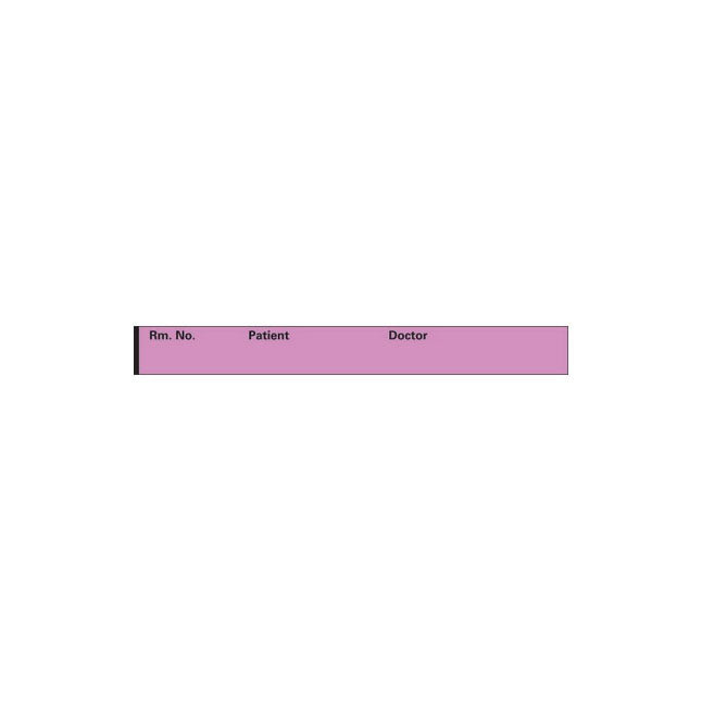 Patient ID Tape, Imprinted, W1/2" x L4-1/2"