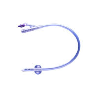 Indwelling Catheter, Foley, Silicone, 5cc Balloon, Latex-Free