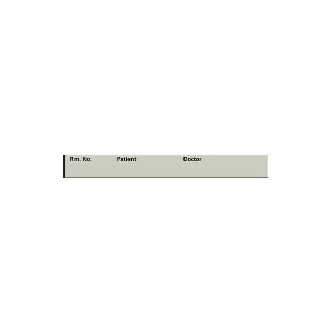 Patient ID Tape, Imprinted, W1/2" x L4-1/2"