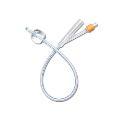 Indwelling Catheter, Foley, Silicone, 5cc Balloon, Latex-Free