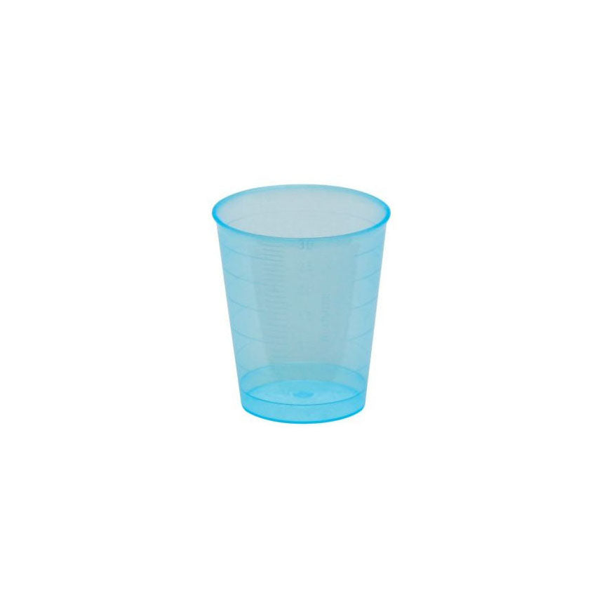 Gobelet à médicament, en plastique