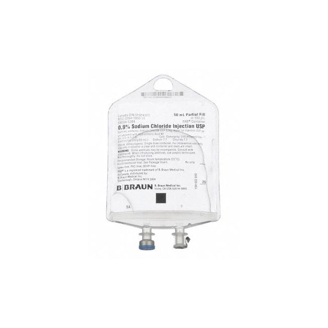 Solution injectable de chlorure de sodium à 0,9 % USP, pour adultes et enfants PAB®
