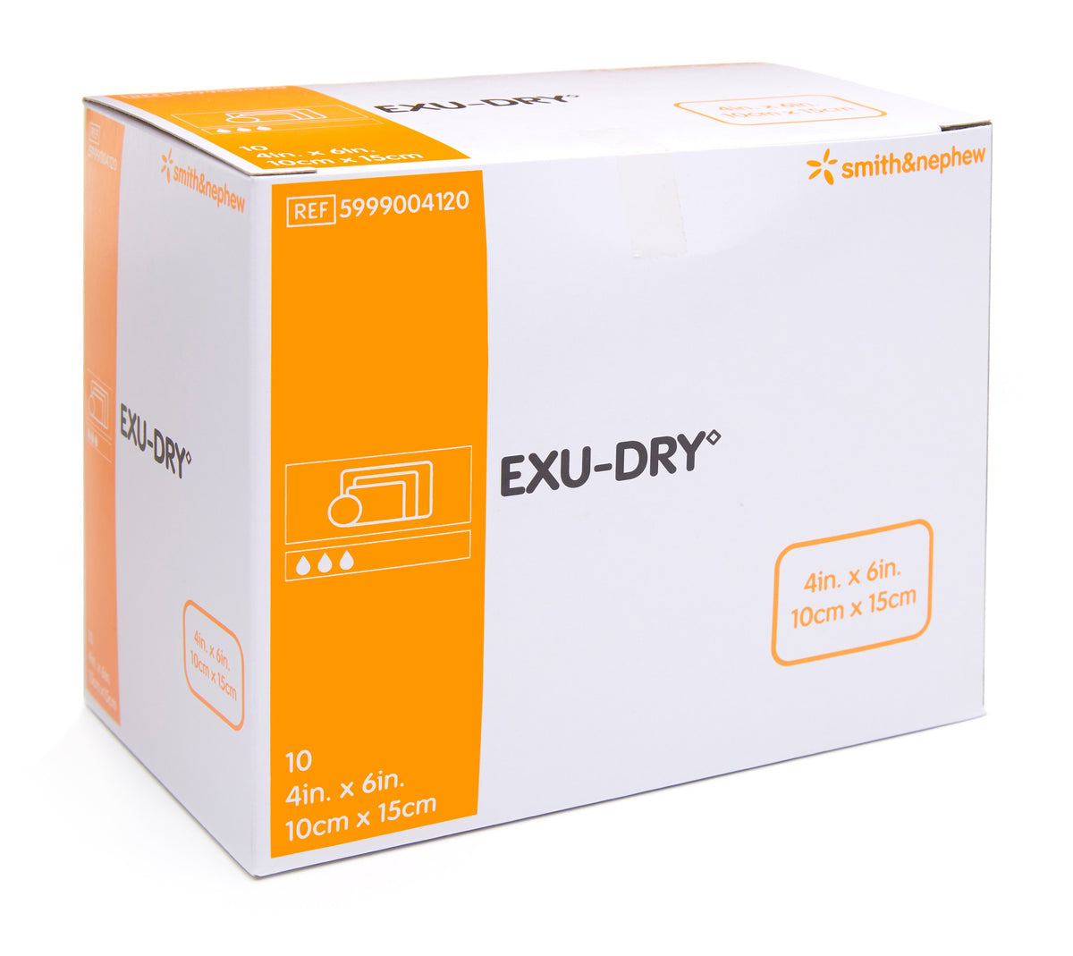 Pansement pour brûlures EXU-DRY™, anti-cisaillement