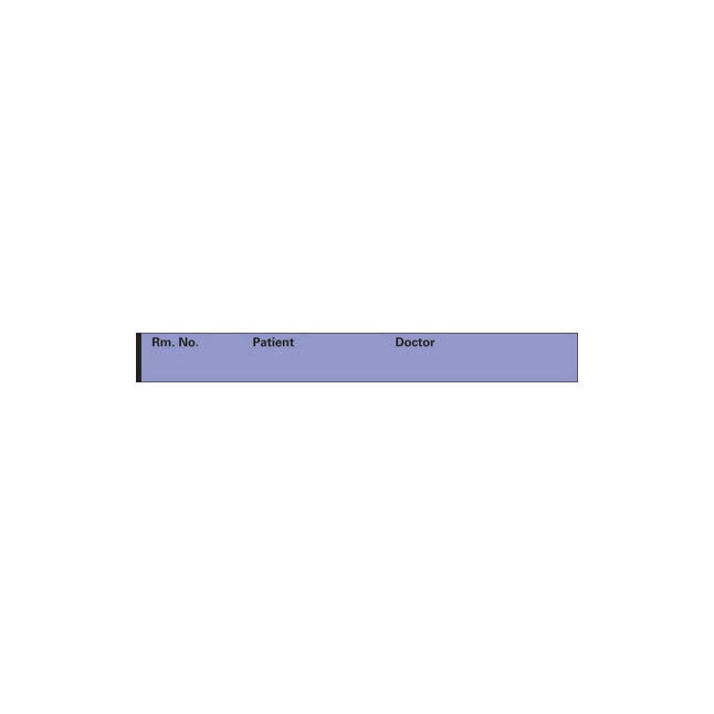 Patient ID Tape, Imprinted, W1/2" x L4-1/2"