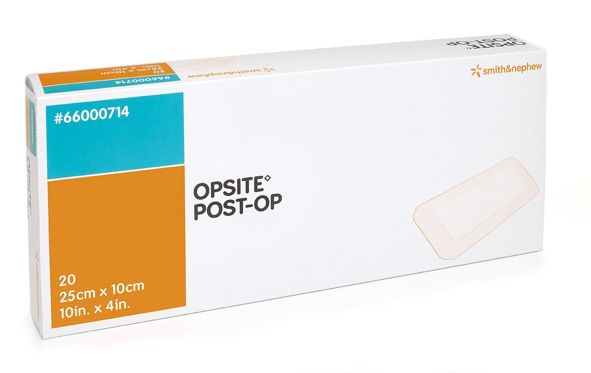 Pansement transparent imperméable post-opératoire OPSITE™, avec compresse absorbante