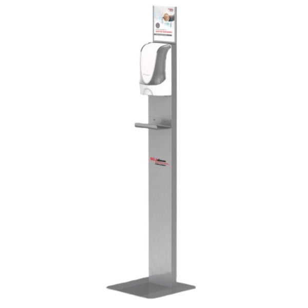 Support distributeur sans contact pour gel hydroalcoolique