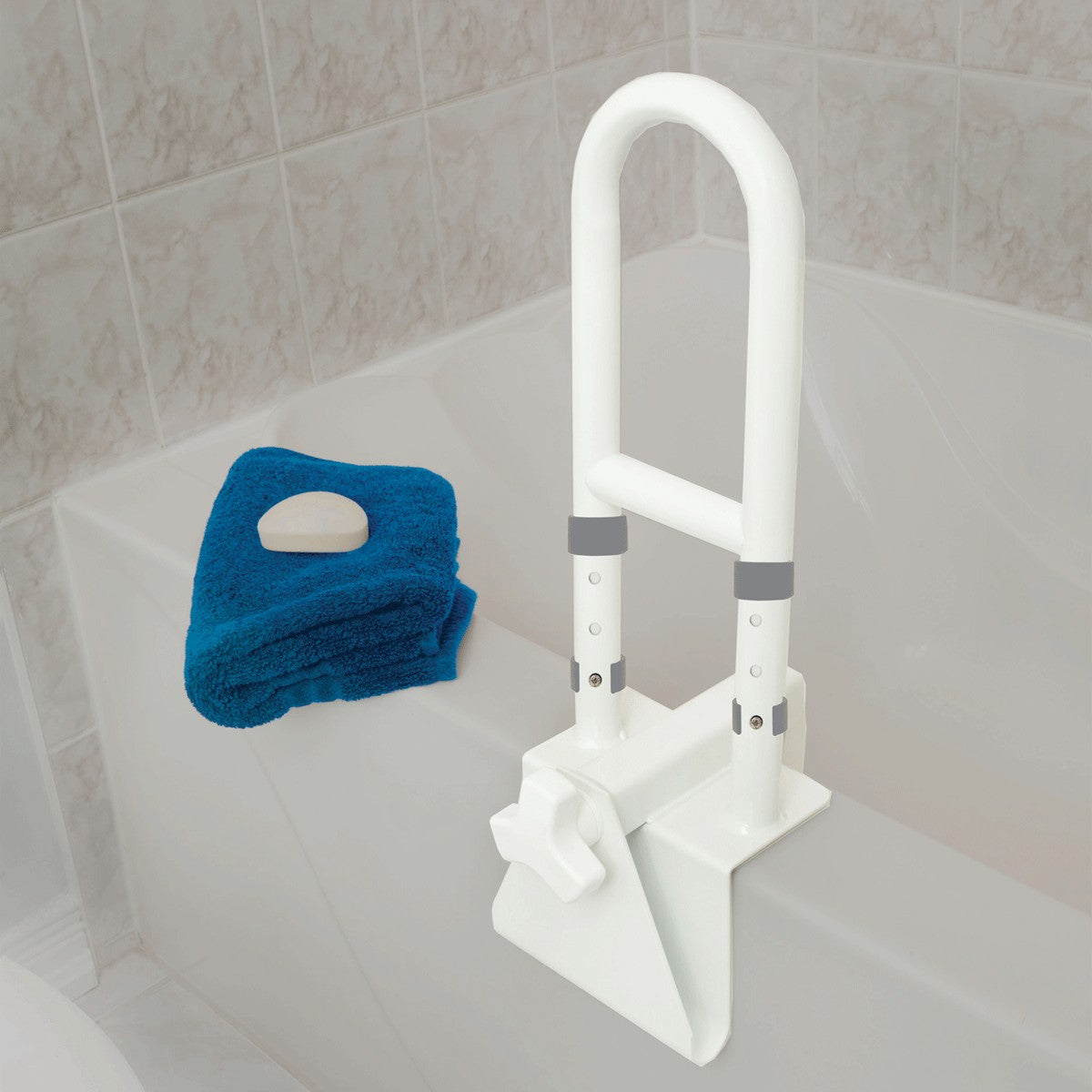Height Adjustable Bath Rail