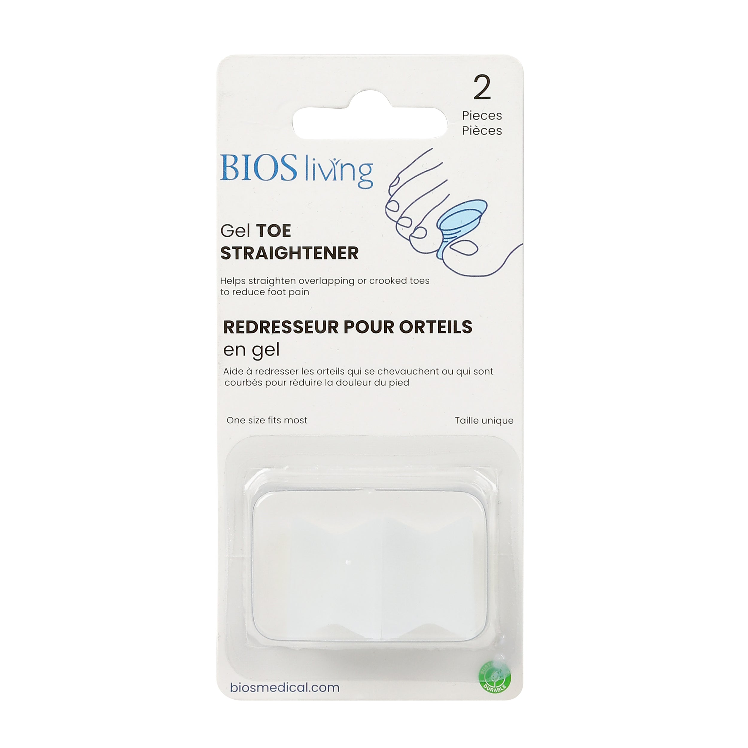 BIOS Living - Gel Toe Straightener (FT104)