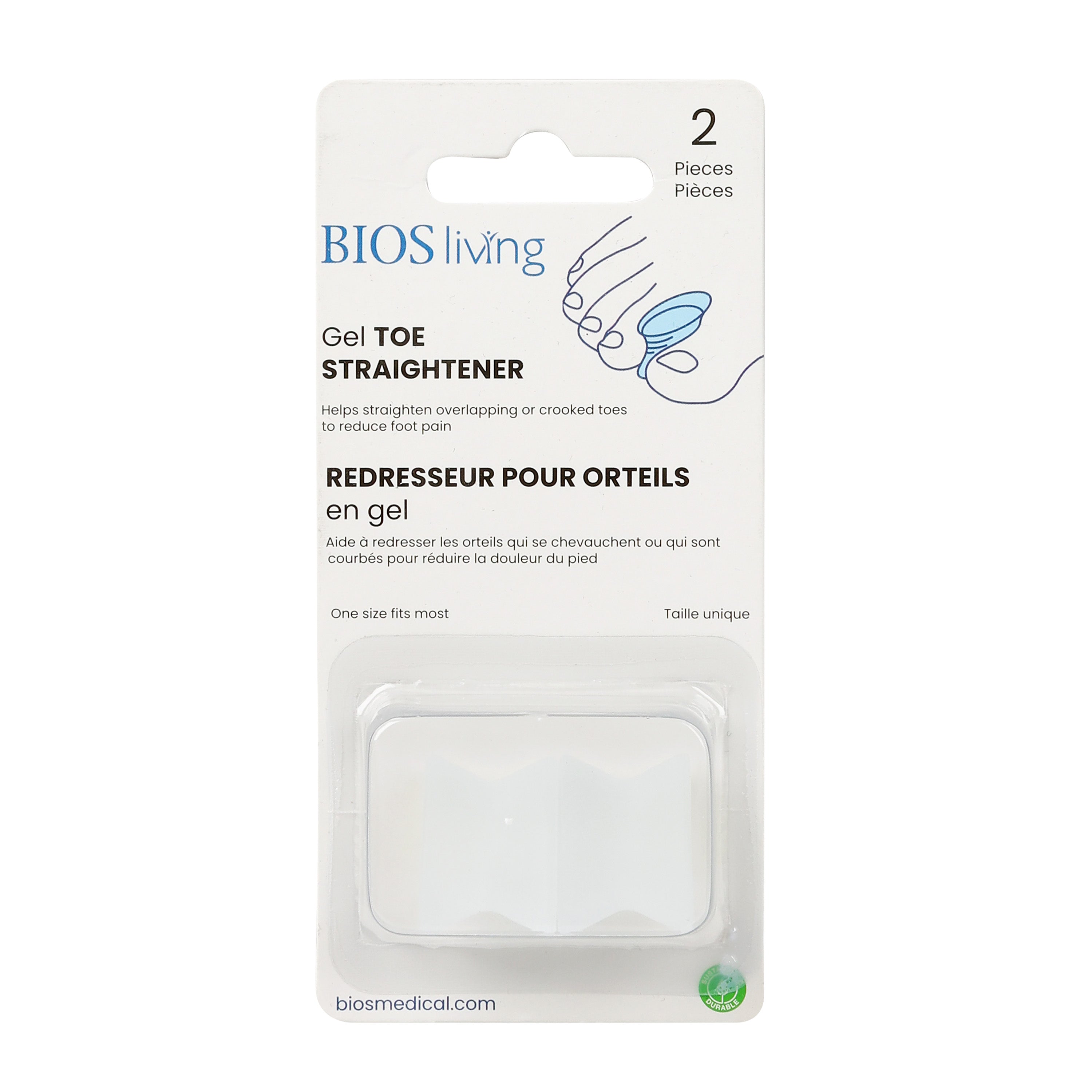 BIOS Living - Gel Toe Straightener (FT104)