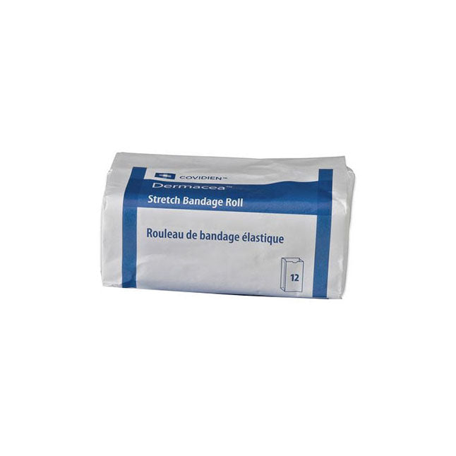 Dermacea Stretch Gauze Bandage Roll, Sterile, L12'