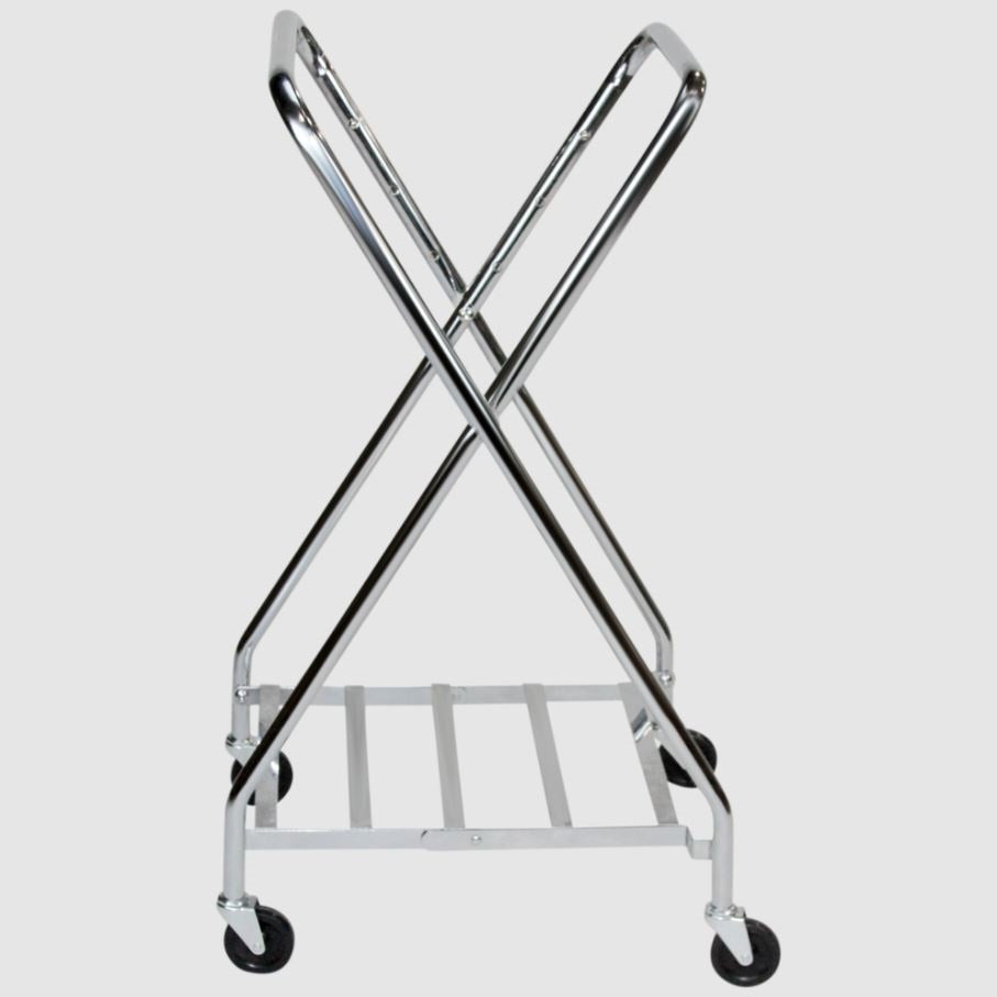 Panier à linge pliable, chromé