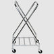 Panier à linge pliable, chromé