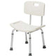 Chaise de douche avec dossier