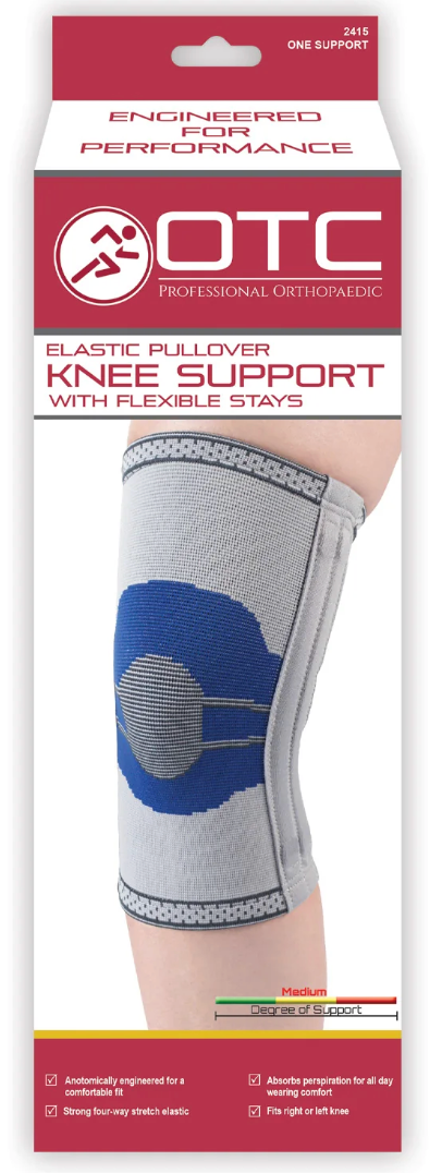 OTC Elastic Knee Support Grey