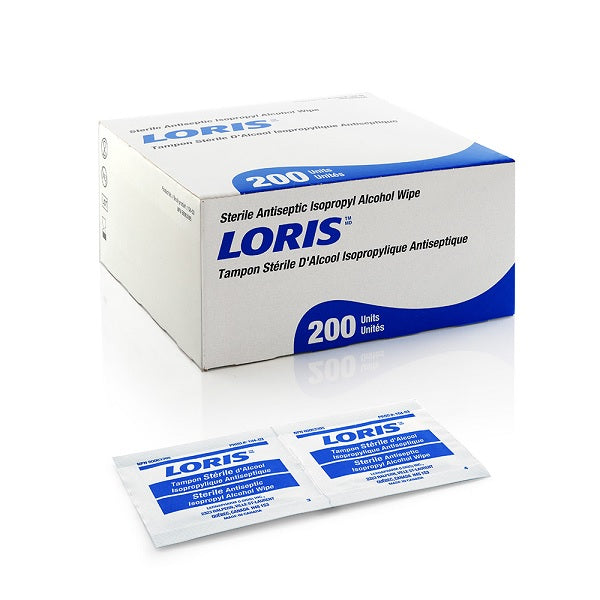 LORIS Sterile Antiseptic Isopropyl Alcohol Wipe