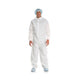 Extra Protection Coverall, with Elastic Cuff, White