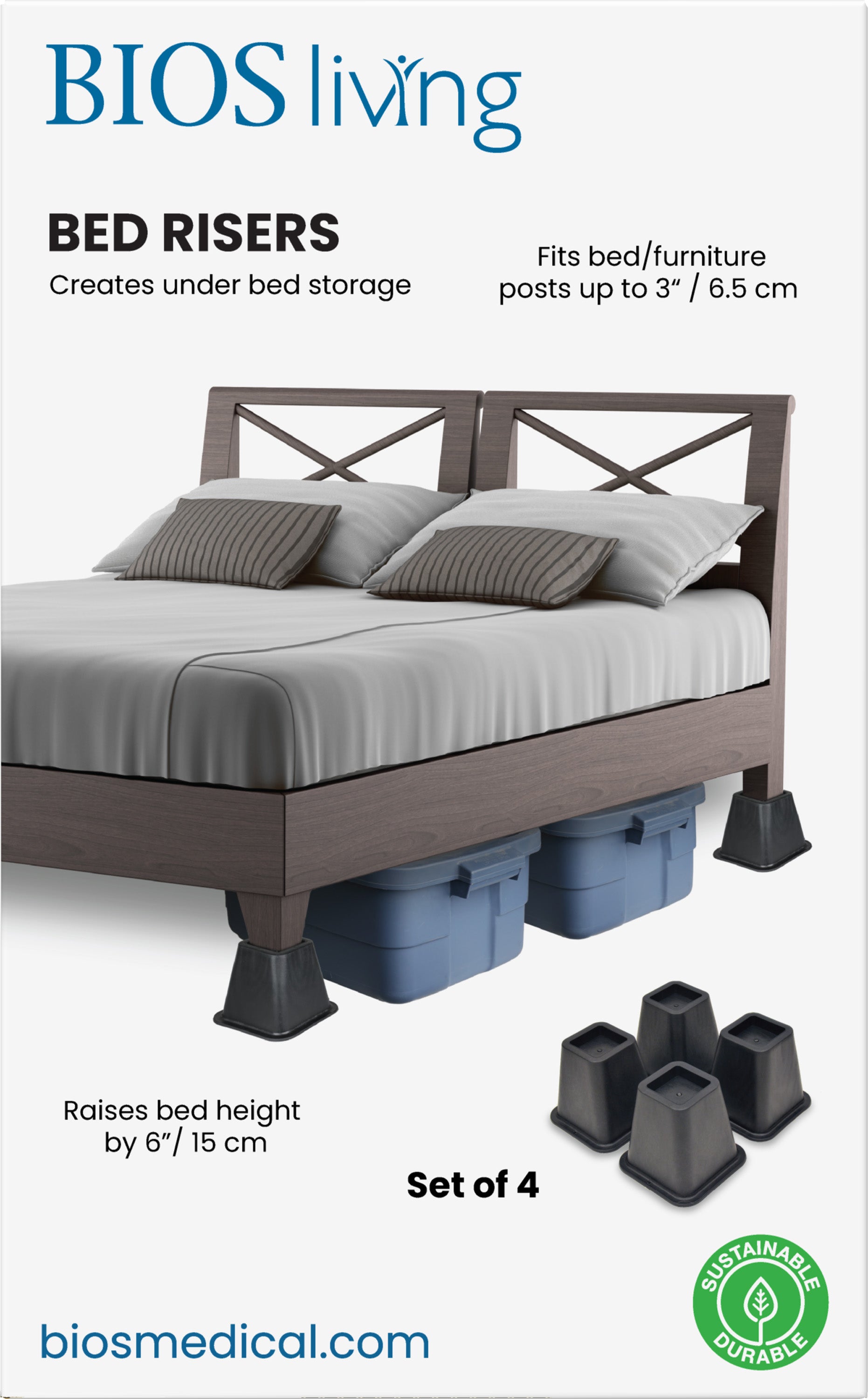 BIOS Living - Bed Risers (LF398)
