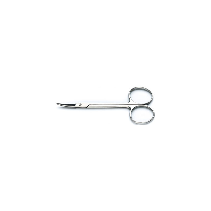 Cardinal Health Iris Scissors, Curved, Satin, 4.5"