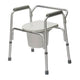 Commode, Fixed Arm, with Lid