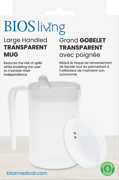 BIOS Living - Large Handled Transparent Mug (LH511)