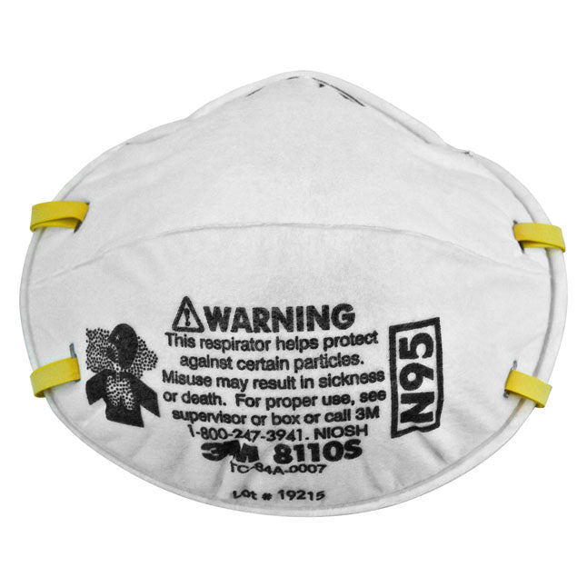 Masque respiratoire à particules, N95, type coquille, blanc