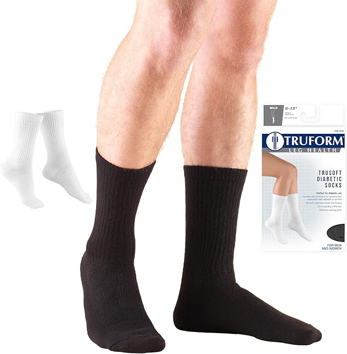 Chaussettes diabétiques mi-mollet Truform 8-15
