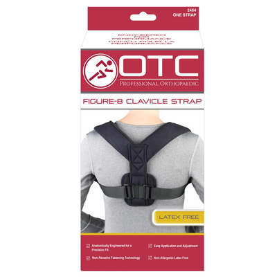 OTC Clavicle Strap (Figure 8 Design) Black