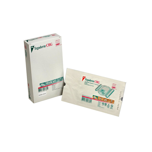 Pansement stérile Tegaderm™ CHG à base de gluconate de chlorhexidine pour fixation IV
